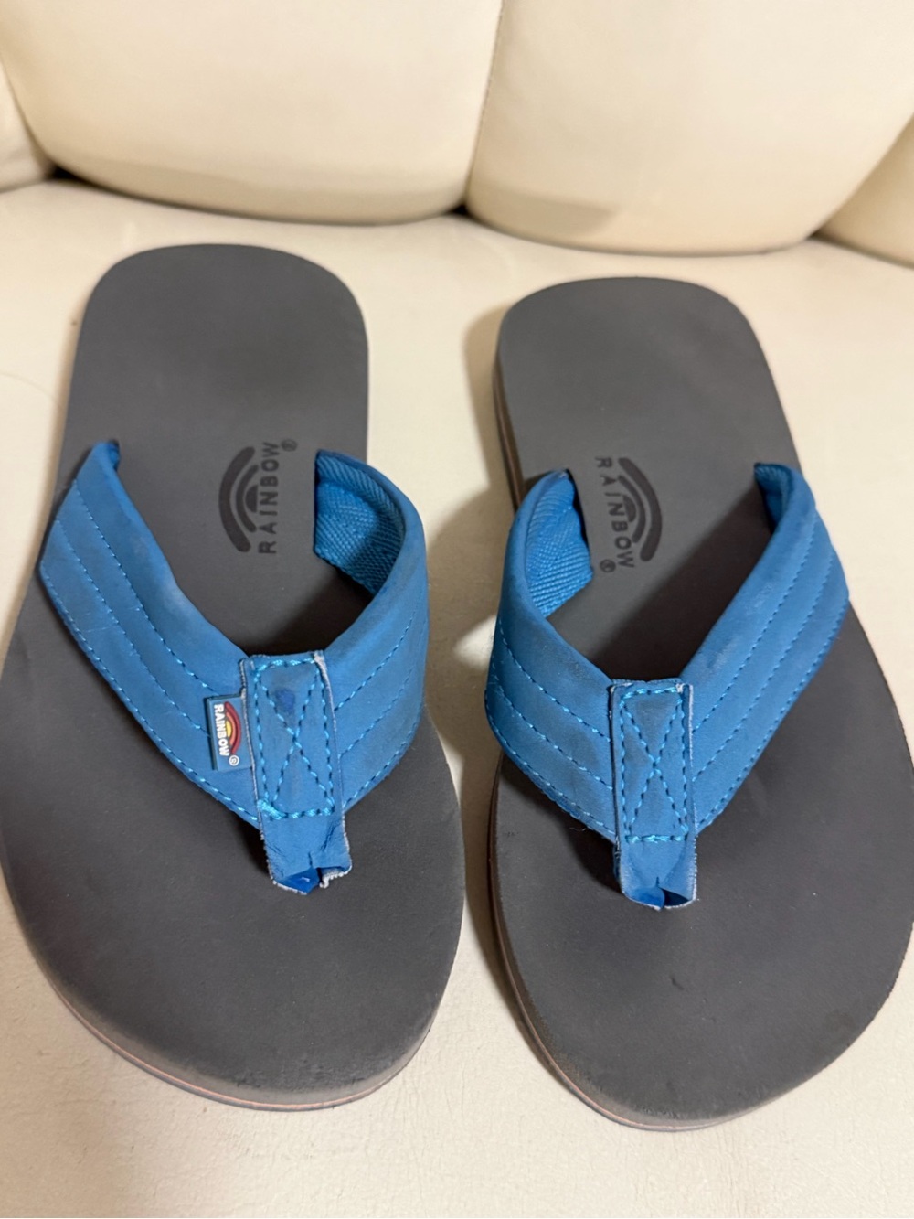 Rainbow Kids Blue Flip Flop Sandals